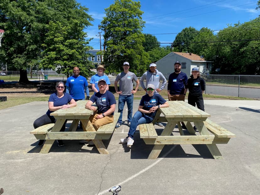 Yale Club Richmond Virginia RVA Yale Day of Service at Anna Julia Cooper School 2025